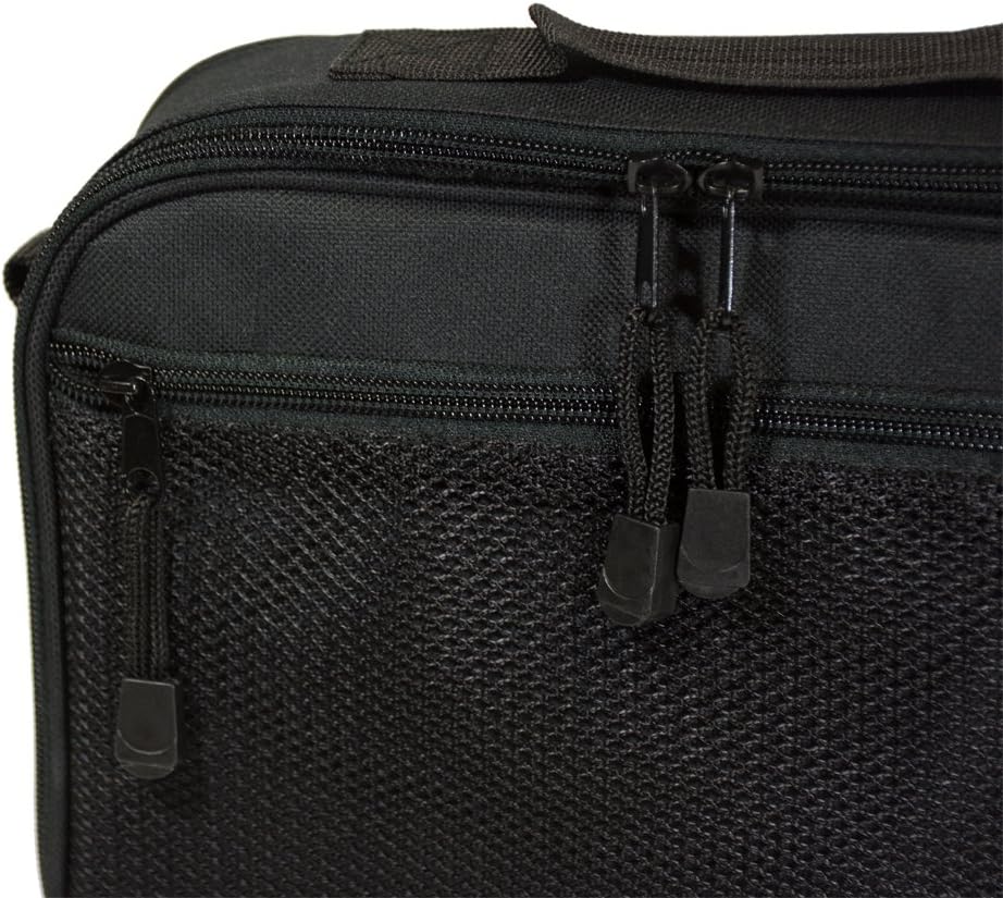 ChillMED Premier Diabetic Supply Organizer | Travel Bag with Shoulder Strap and One 24 oz Cold Pack - Up to 24 Hours of Cool Time - 11" x 9" x 3" (Grey): Health & Personal Care