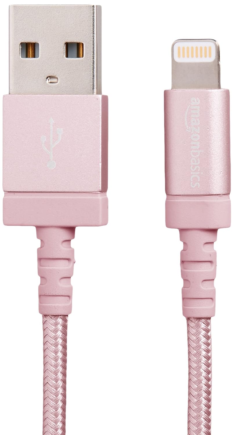Energizer Cavo USB-A/Lightning 2m: Nylon Intrecciato, MFi, Resistente, Per IPhone E IPad (Bianco/Grigio)