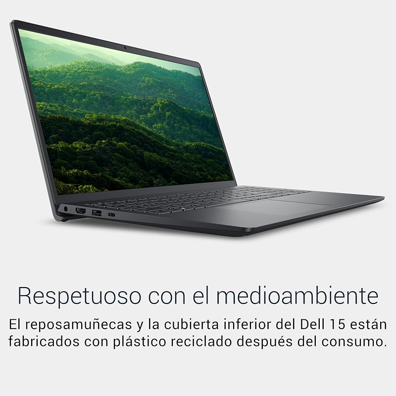 Portátil de 15 DC15250, 15,6" FHD 120Hz Anti-reflexo, Intel Core i5-1334U, 16GB de RAM, 512GB SSD, Intel UHD, Windows 11 Home, teclado QWERTY em espanhol, preto (carregador vendido separadamente)