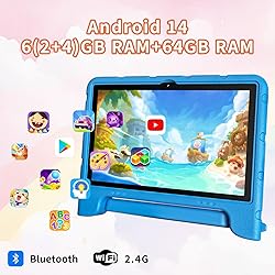 EDDBNi Kids Tablet Android 14 Tablet 10 inch Kids