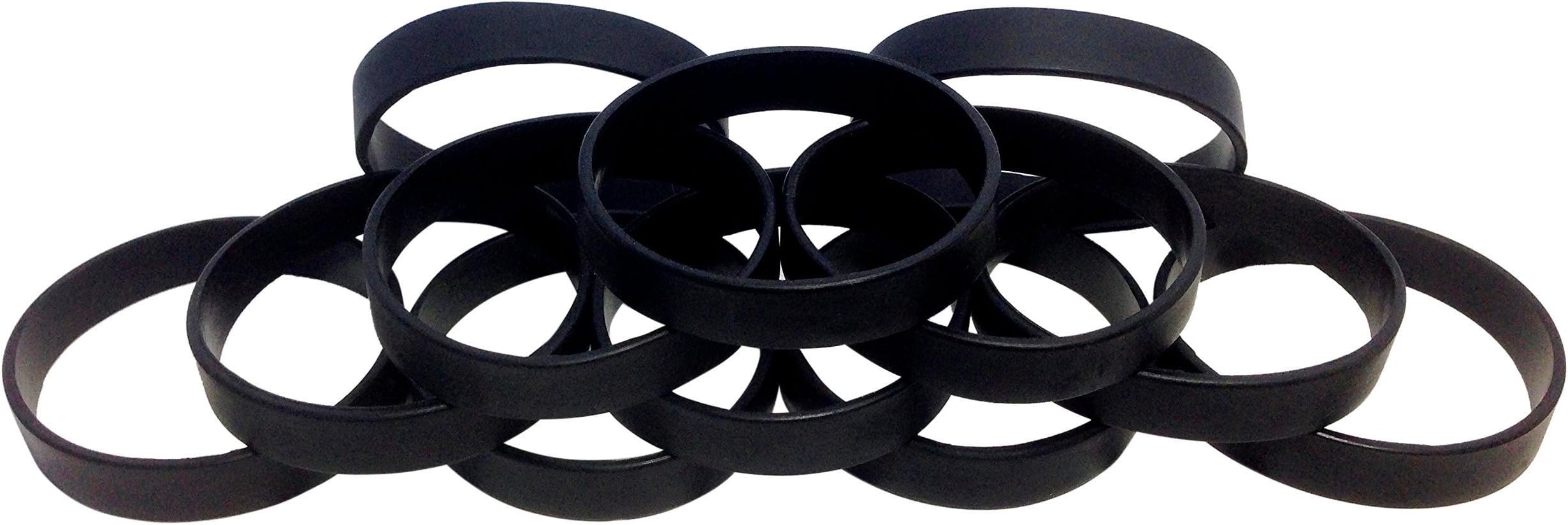 TheAwristocrat_USA Company_1 Dozen Multi-Pack Blank Wristbands Bracelets Silicone Rubber - Select from a Variety of Colors