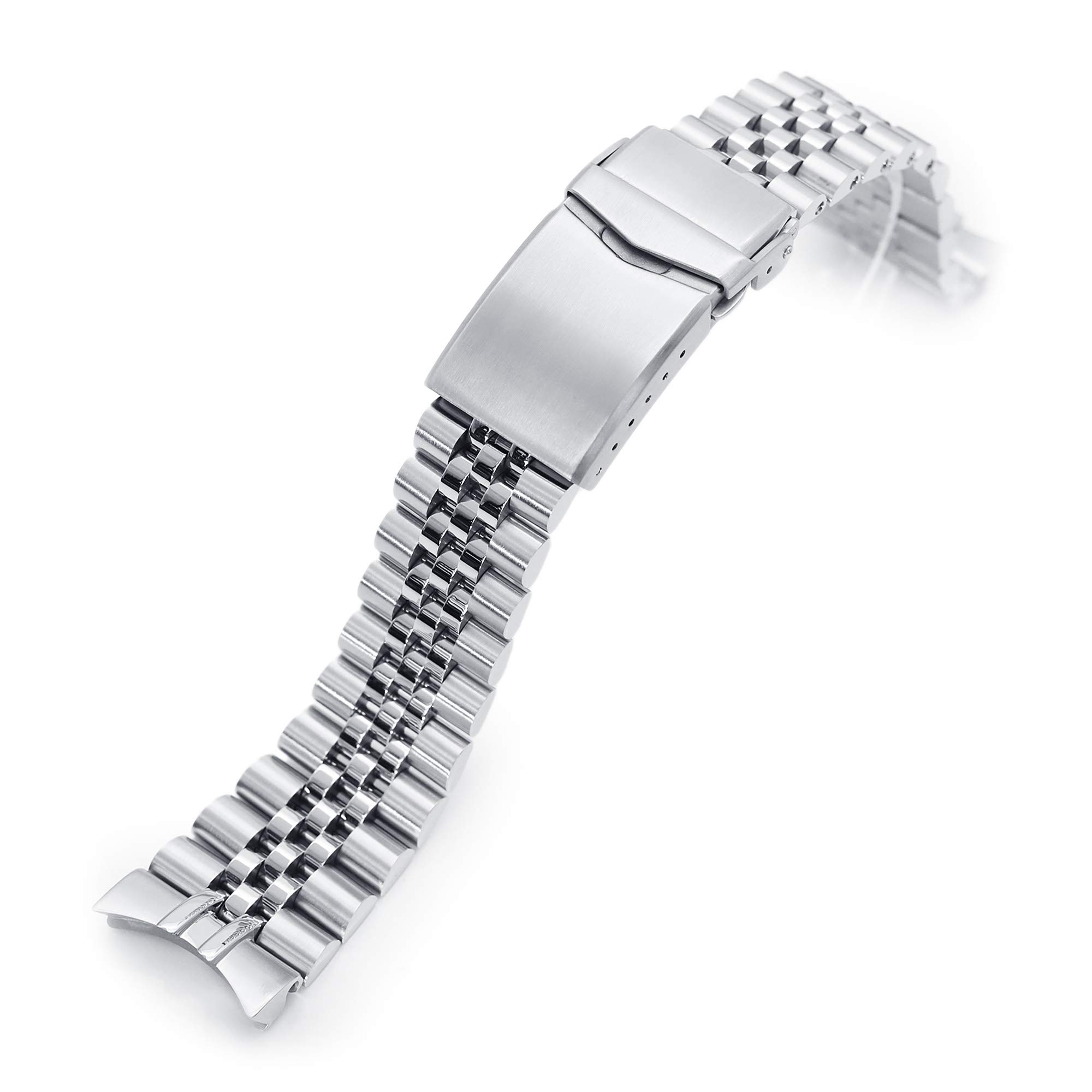 MiLTAT 22mm Watch Band compatible with Orient Kamasu RA-AA0004E19A RA-AA0001B19A, Super-J Screw-Link