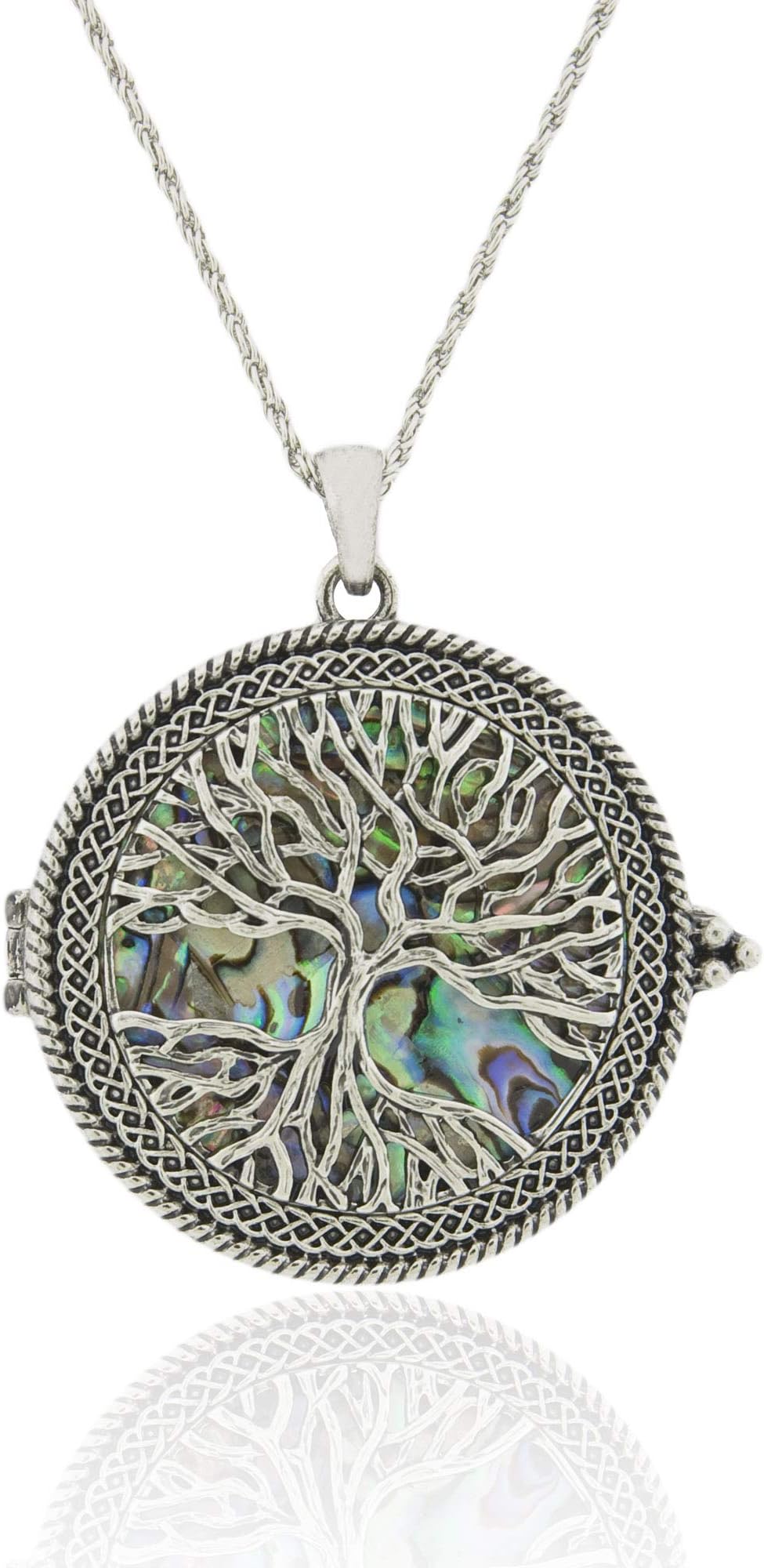 Ryssa Magnifying Glass Necklace Long Necklace with Reading Magnifying Glass Pendant for Difficulty Reading menus