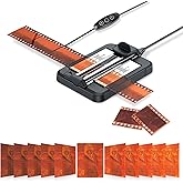 JJC Negative Slide Film Cutter for 35mm 120 Format Strip, 35mm Film Trimmer with 11-Level Brightness Adjustable LED Backlight