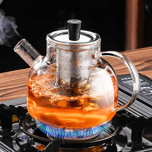 Infuser Best Teapot For Gas Stove PARACITY Glass Teapot