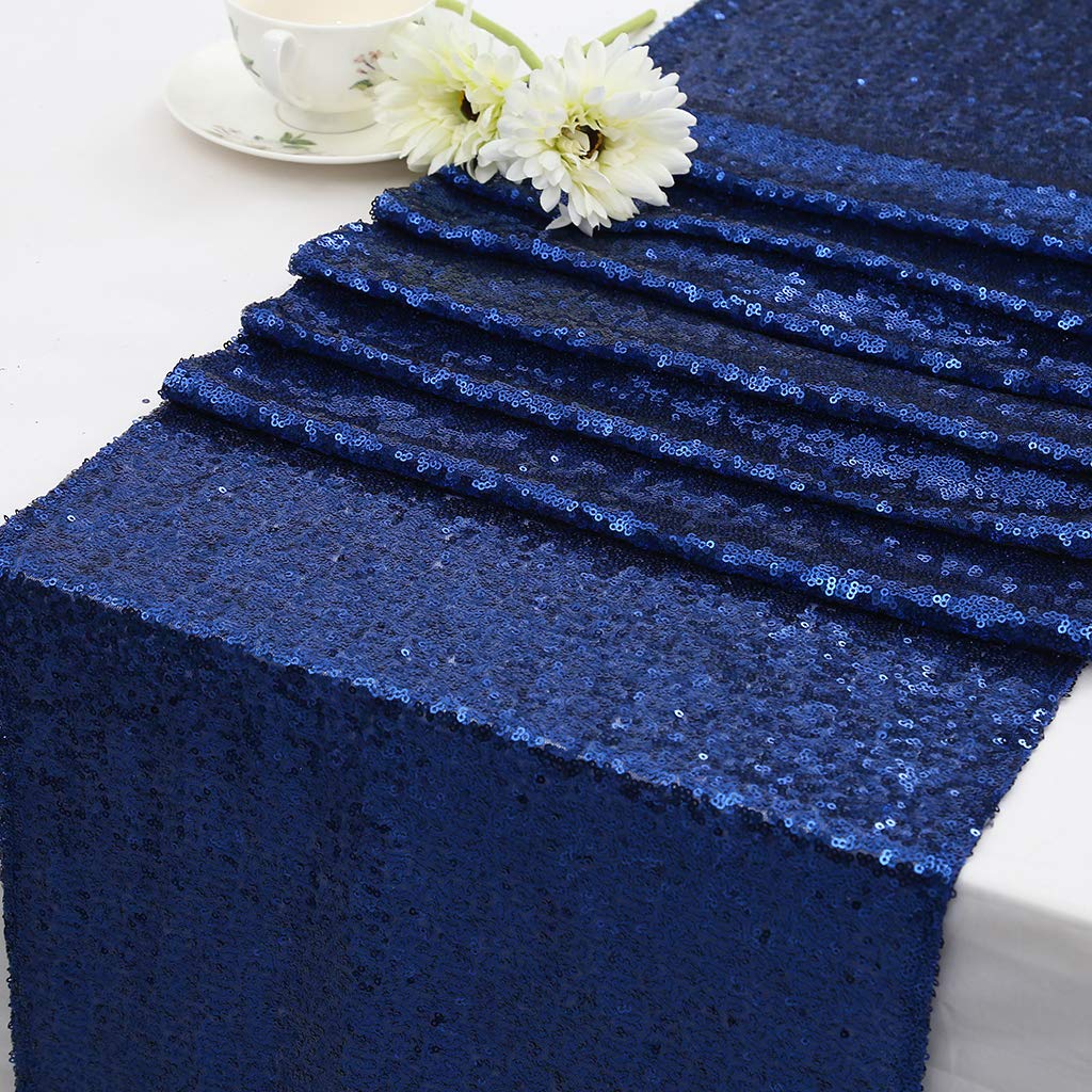 Best navy blue table runner wedding