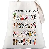 PLITI Dancer Gifts Dance Tote Bag Dancing Lover Gift Dance Team Gift Dancing Graduation Gift Dance Teacher Gift Shoulder Bag