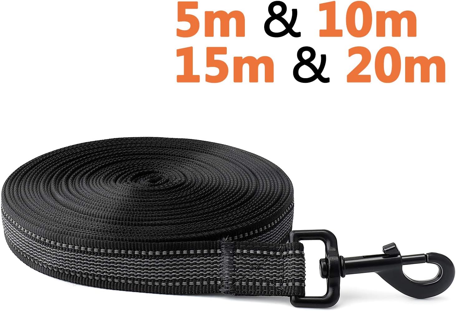 Toozey Dog Training Leads with Anti-Slip Rubbers and Reflective Stips