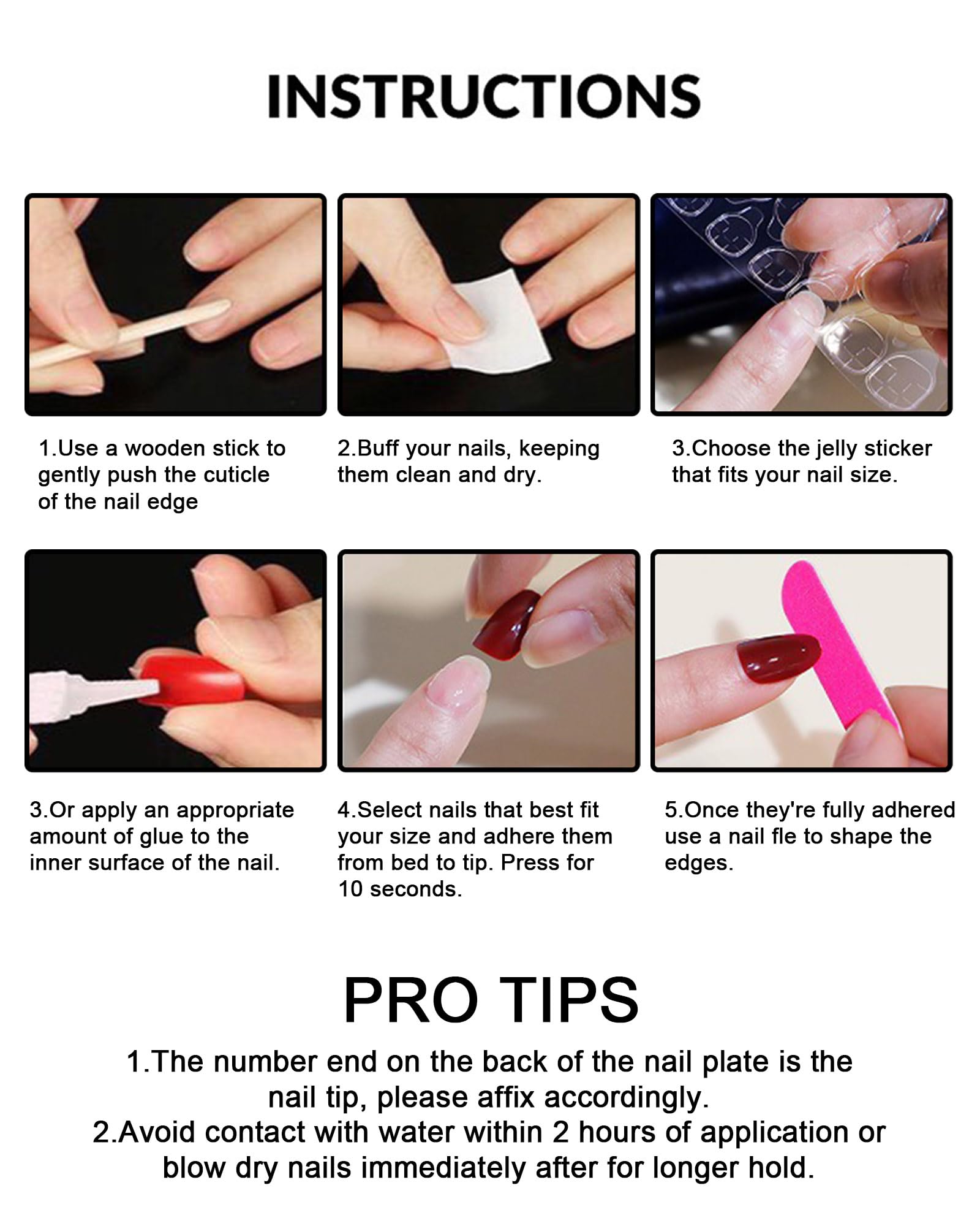 Light Blue Nails Press on Nails Almond Medium, Solid Color Glossy Fake Nails Press Ons Almond Shape, Stick on Nails for Women and Girls Daily Wear in 24PCS - Image 7