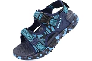ONCAI Men's Hiking Sandals，Arch Support Orthopedic Recovery Walking Sandal with Adjustable Strap Athletic Sports Shoes Outdoo