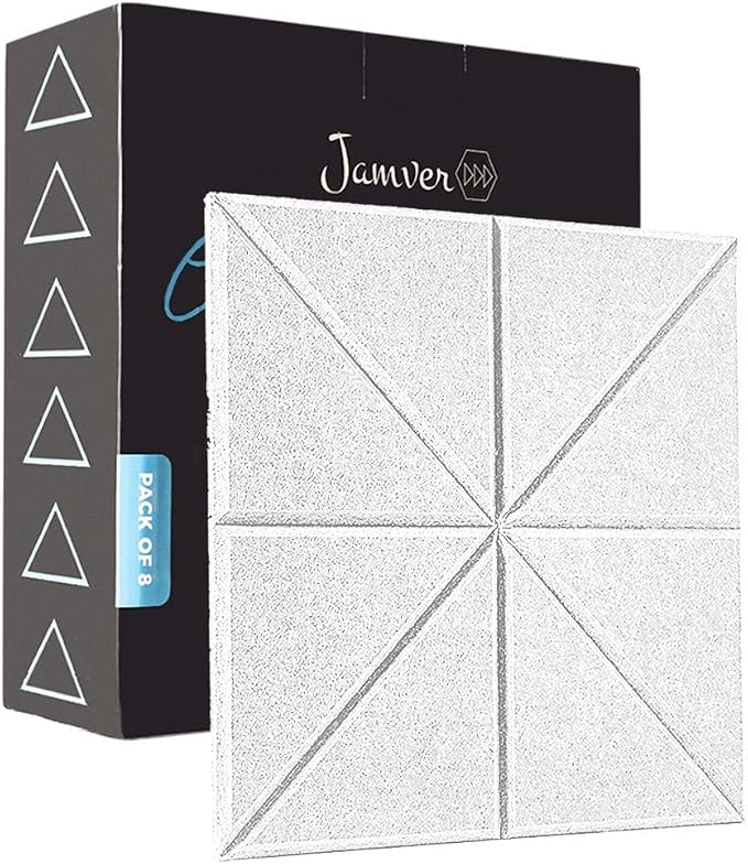Acoustic Sound Absorbing Panels 8 Pack Ultra