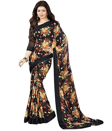 printed saree party wear
