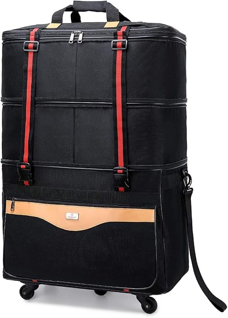 foldable luggage with wheels