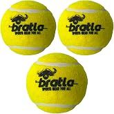 Bratla Pro Tennis Balls for Cricket - Lightweight Cricket Ball Tennis Ball for Tape Ball Cricket Bat