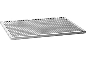 Uargd Electrostatic Air Filter, 20x25x1 inch Washable & Reusable Aluminum AC/HVAC Furnace Filter, MERV 8 for Improved Air Qua