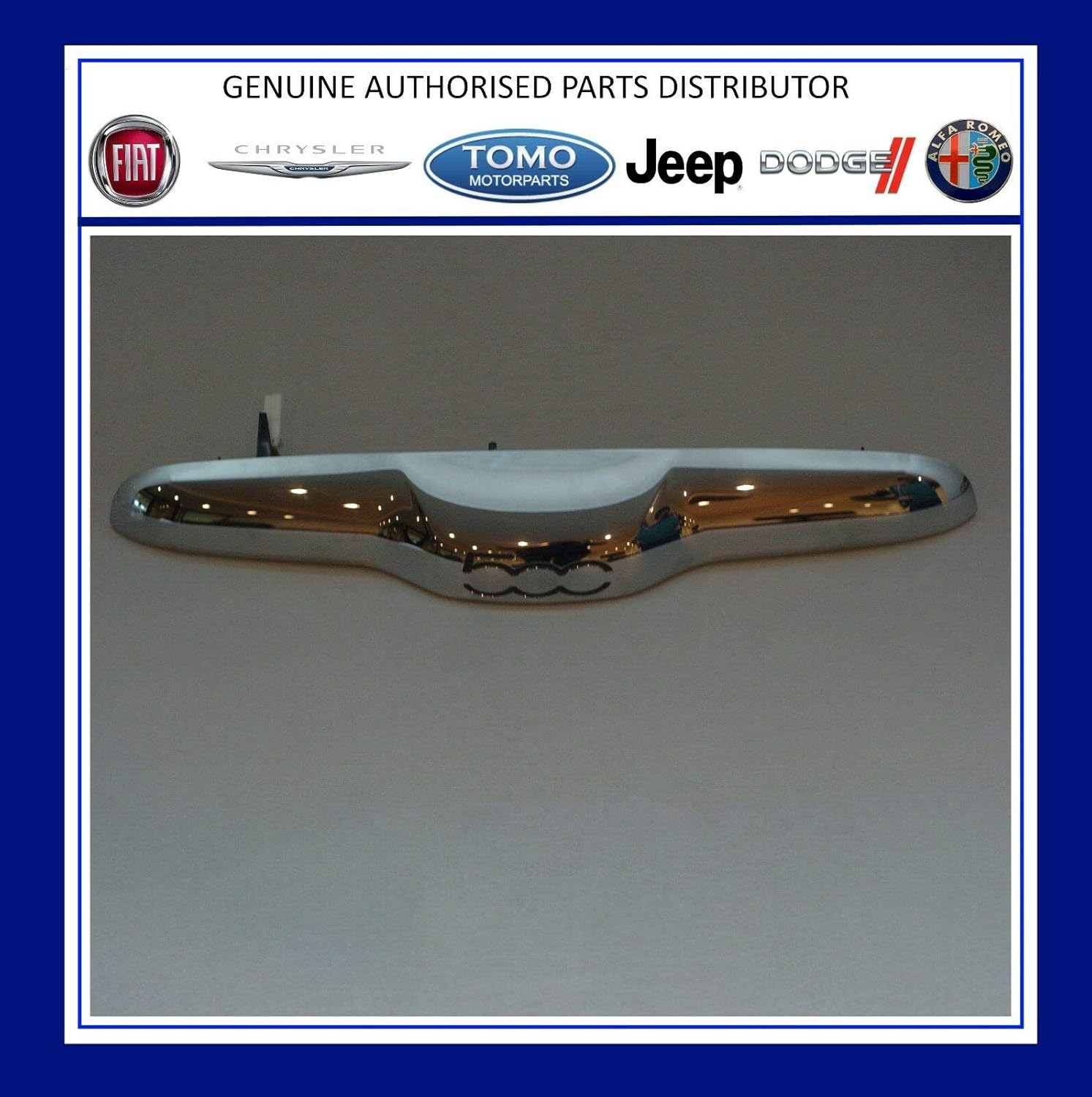 Genuine 500 chrome outer tailgate handle, microswitch & lamps 735626264