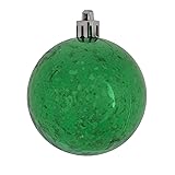 Vickerman 4.75" Christmas Ornament Ball, Green