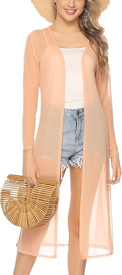 long sleeve cardigan dress
