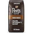 Peet's Coffee, Dark Roast Ground Coffee - Major Dickason's Blend 10.5 Ounce Bag