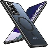 OWKEY for Samsung Galaxy Note 20 Ultra Case, Compatible with MagSafe, Magnetic Phone Case Military Shockproof Translucent Back Protective Cover for Galaxy Note 20 Ultra Case (Black)