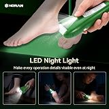 ShoRan Electric Foot File Remover, USB Rechargeable, 3 Rollers view 6