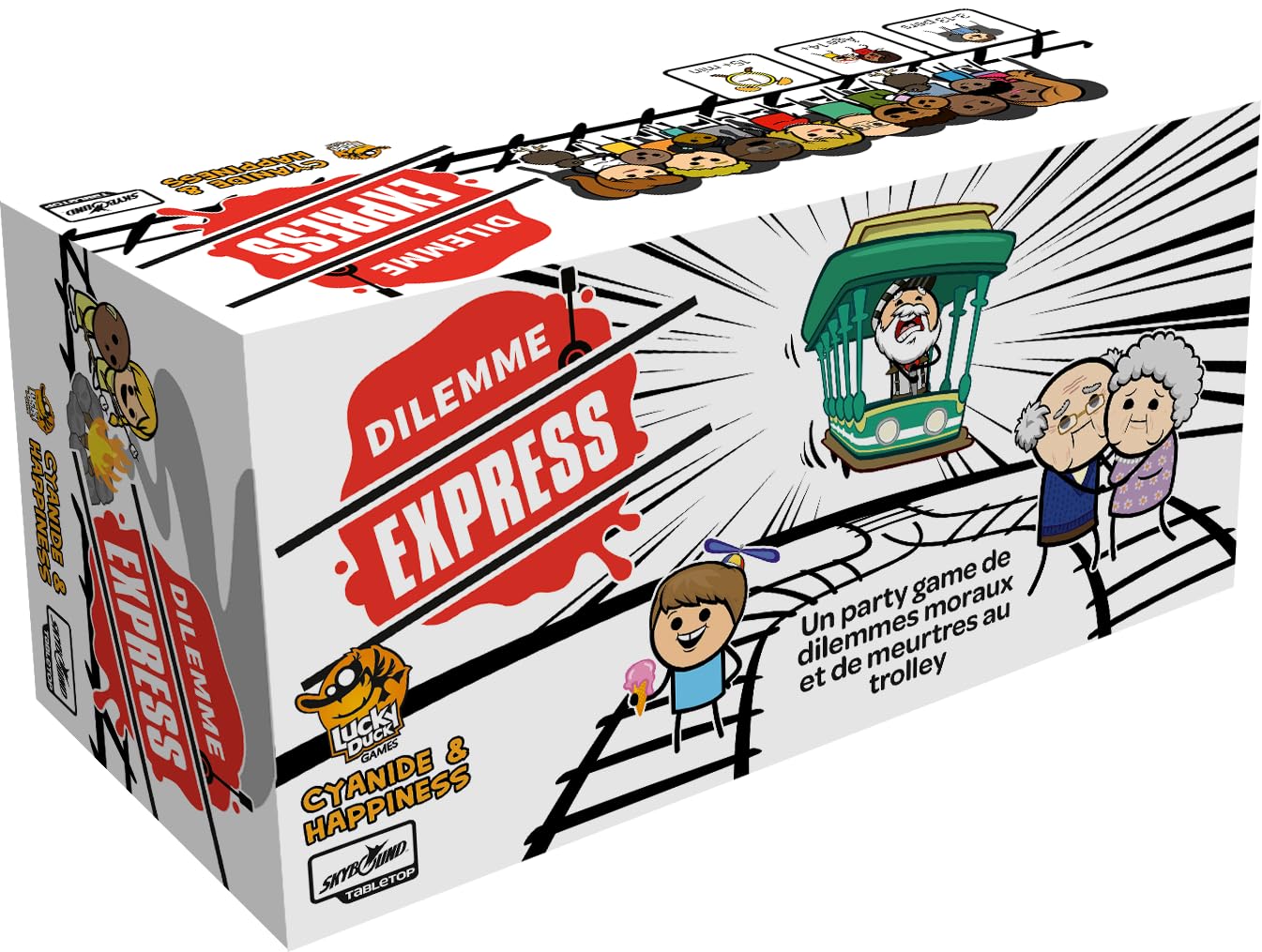 Abysse Corp Dilemma Express - French Version - Card Game - 12+ - Classic - Moral Dilemma