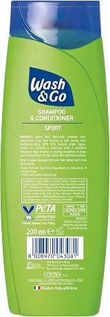 Wash & Go Sport 2 in 1 Shampoo & Conditioner Men Bulk Pack 9 view 3