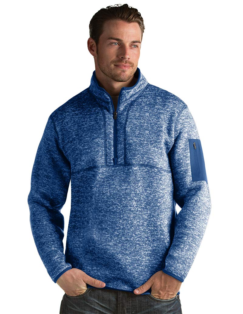 Antigua Men's Fortune 1/4 Zip Sweater Knit Pullover