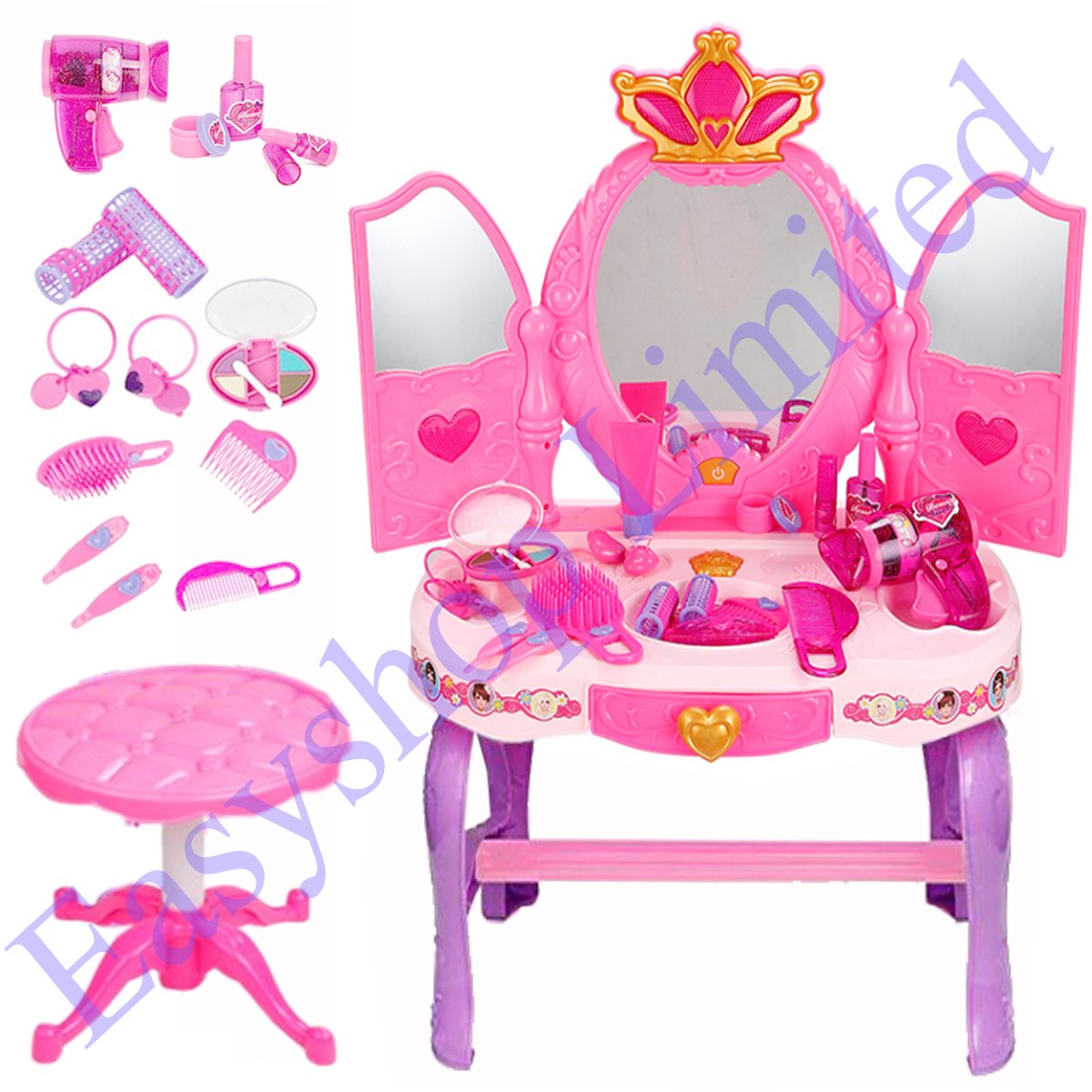 pretend play makeup vanity
