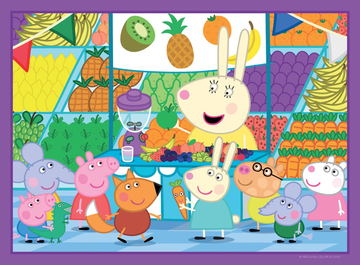 Ravensburger Peppa Pig Shopping - My First Floor Puzzle - 16 Piece Jigsaw Puzzles for Kids - Educational Toddler Toys Age 24 Months and Up (2 Years Old) โ image 1