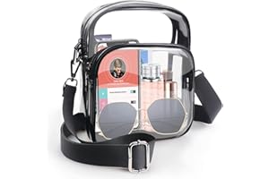 COROMAY Clear Purse for Women, Clear Bag Stadium Approved, Transparent Crossbody Bag