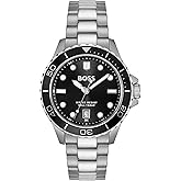 BOSS Men's Troper Sport Watch, Blue Silicone Strap 5B Modern, Stylish Timepiece - Gift for Him 42mm