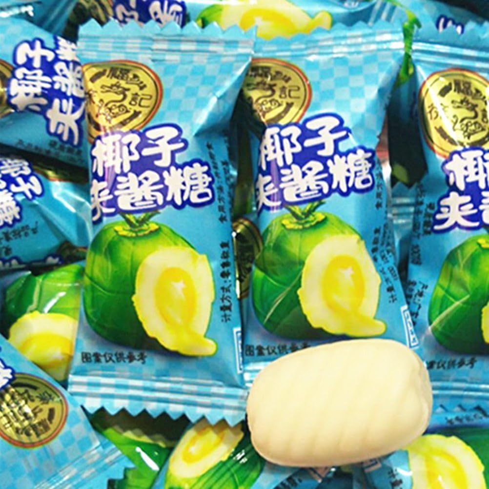 Coconut Stuffed Candy 100g (3.5 Oz), Fruit Sweets, Snack, Food