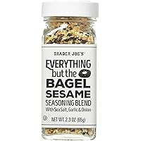 Trader Joe's Everything but The Bagel Sesame Seasoning Blend 2.3 oz, Pack of 2