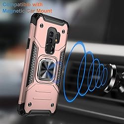 IKAZZ for Galaxy S9 Plus Case,Dual Layer Soft