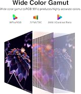 KOORUI 27 Inch FHD 1080P 100Hz VA Gaming Monitor 99% sRGB HDMI VGA Eye Care view 2