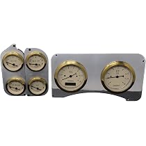 Boat Gauge Cluster Dolphin Gauges 6-Piece Programmable Dash Cluster For ...