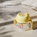 MAM Starter Sippy Cup 150ml Pink with Day & Night Handles 4+ Months view 4