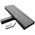 MaxxHaul 50611 Aluminum Hitch Mount Step 20 inch Long For SUV Vans Pickup Truck RV Trailer Camper Fits 2 inch Hitch Receiver Works As A Bumper Guard