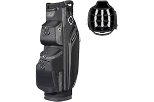 LITELEPH Golf Bags for Men Women Lightweight Cart Bag 14 Way Organizer Divider Top Full Length with Cooler