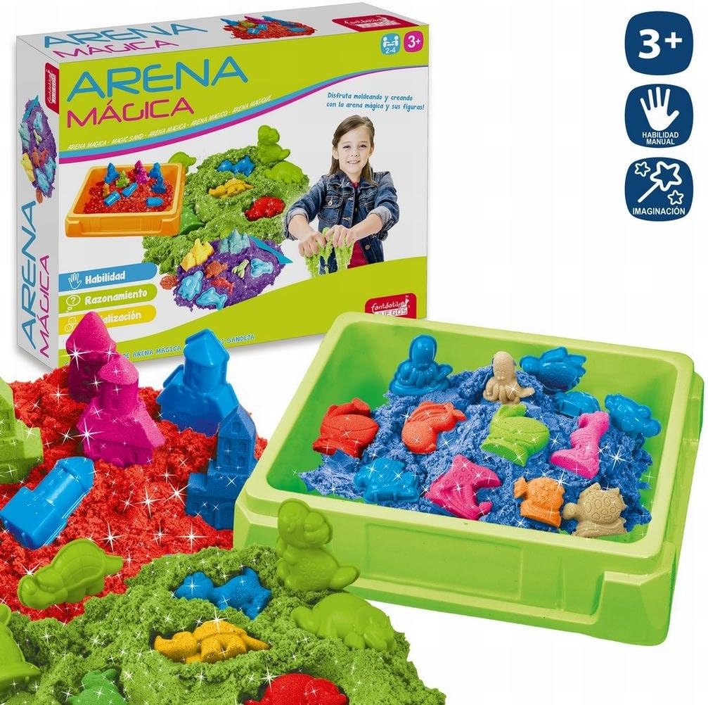 JUINSA- Juego Modeling Arena mágica y moldes (96183.0): Amazon.es: Juguetes y juegos