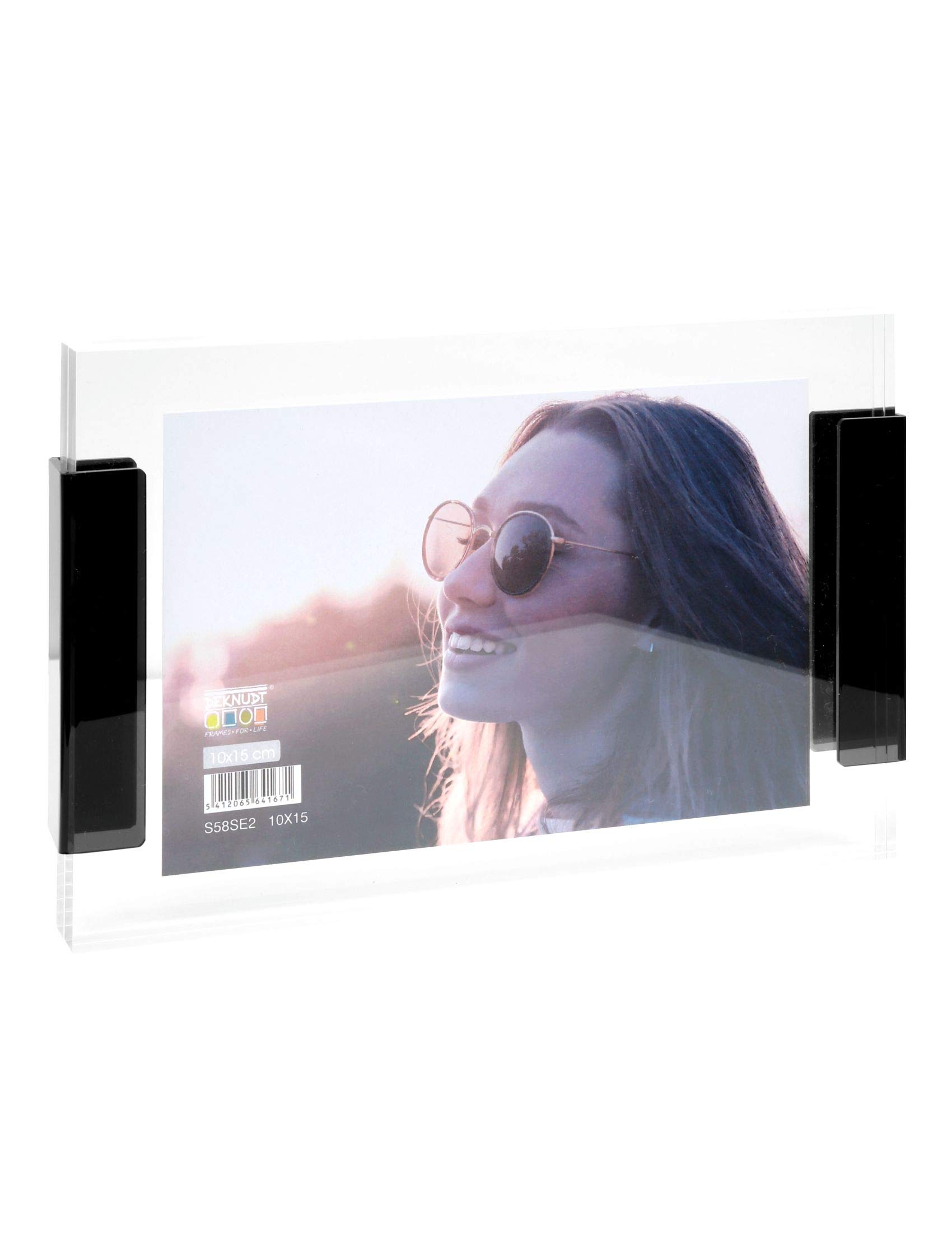 Deknudt Frames S58SE2_10.0x15.0 Photo Frame Resin Transparent 10 x 15 cm