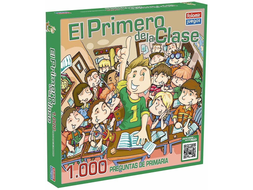 FALOMIR 1710 1,000 The First Class 1000, Board, Educational Game, Assorted Colours, El Primero de la clase 1.000
