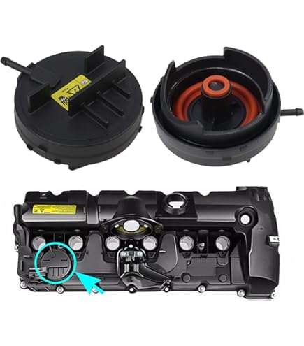 Válvula Ventilación Cárter Para BMW - Compatible E60 E65 E66 X5 E53 E70, Referencia 11127547058, Material PA66-GF30