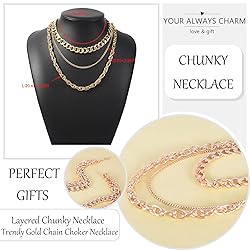 Your Always Charm Chunky Gold Necklace for Women