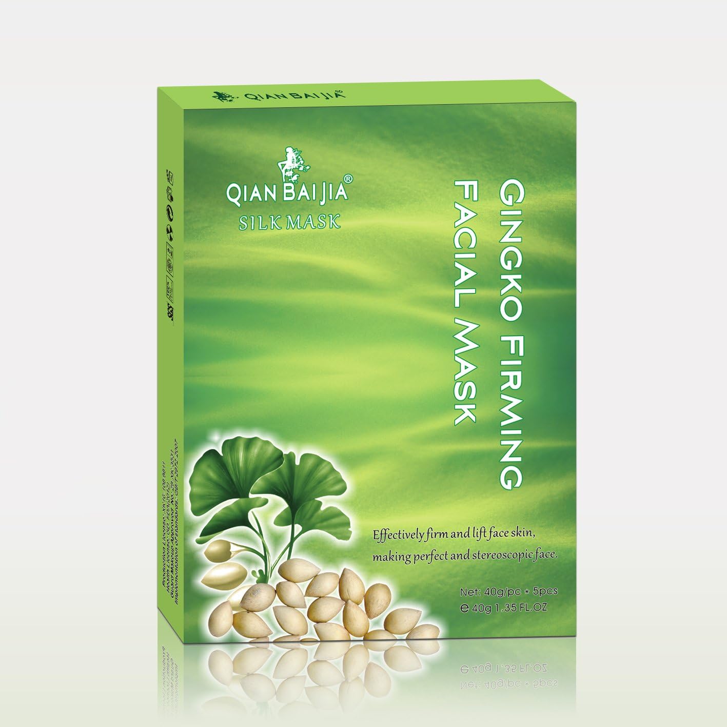 Clearance Sale - Peel Off Facials Mask - Gingko Firming - Silk Sheet - Pampering Treatment
