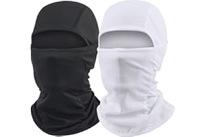 AILONSHAWN Ski Mask for Men Women 2 Pack Balaclava Face Mask Summer Shiesty Masks Full Head Cover Motorcycle Helmet Sun UV Protection