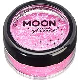 Iridescent Glitter Shakers by Moon Glitter &ndash; 100% Cosmetic Glitter for Face, Body, Nails, Hair and Lips - 5g - Pink
