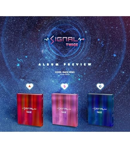 Amazon.com: TWICE - [Signal] 4th Mini Album B Ver. CD+PhotoBook+