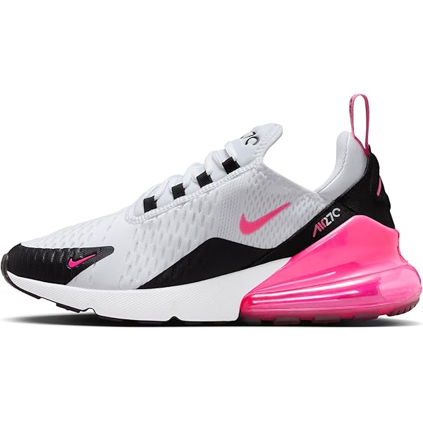 nike red and pink air max 270 react trainers